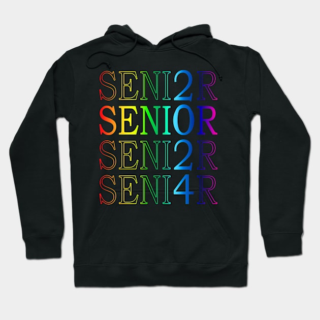 Senior 2024 graduate college University high school graduation Hoodie by eyelashget